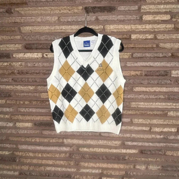 EP Pro La Costa Spa Golf Argyle Sweater Vest Size Medium - Picture 8 of 8